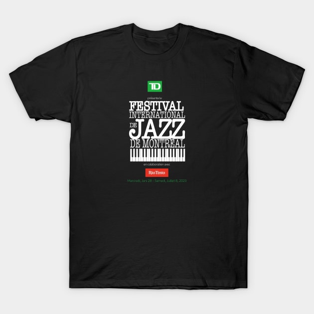 Montreal Jazz Fest 2023 T-Shirt by Jun Pagano